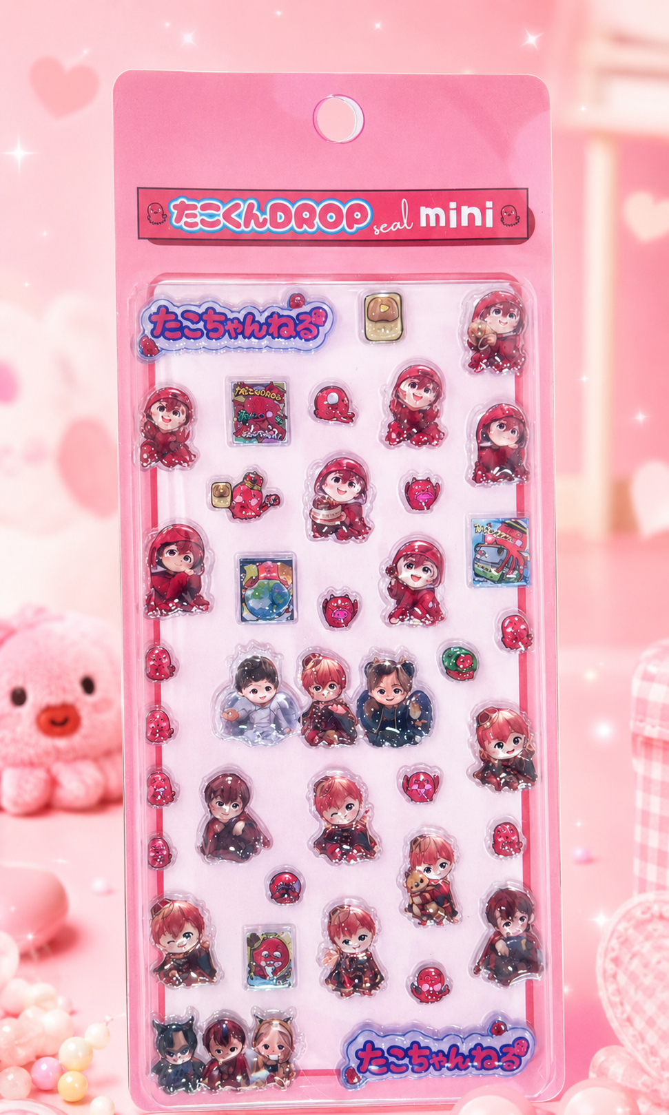 たこくんドロップシール