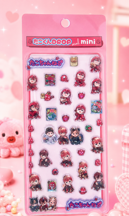 たこくんドロップシール