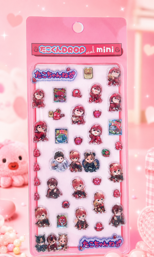 たこくんドロップシール